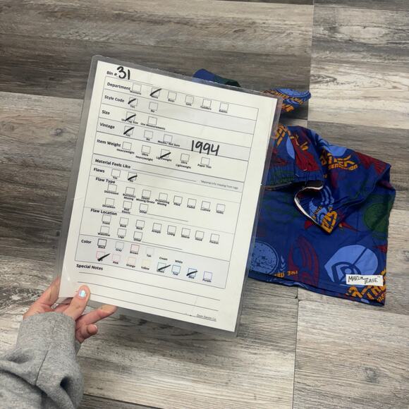 NWT‎ Vintage 90s Star Trek The Next Generation AOP Mens L Shorts USA Deadstock - Picture 8 of 9